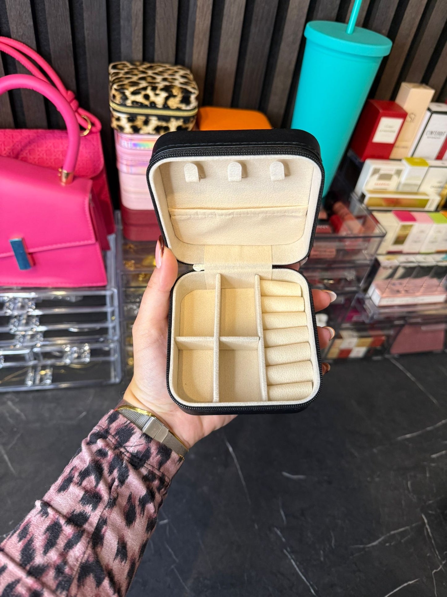 Sieraden bewaardoos zwart