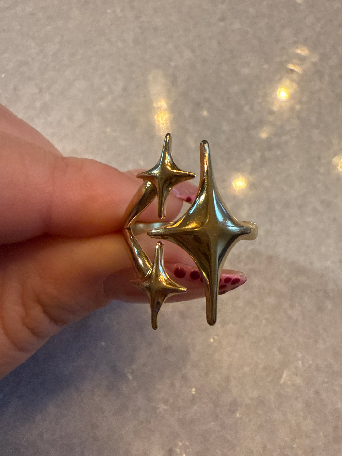 Ring star goud