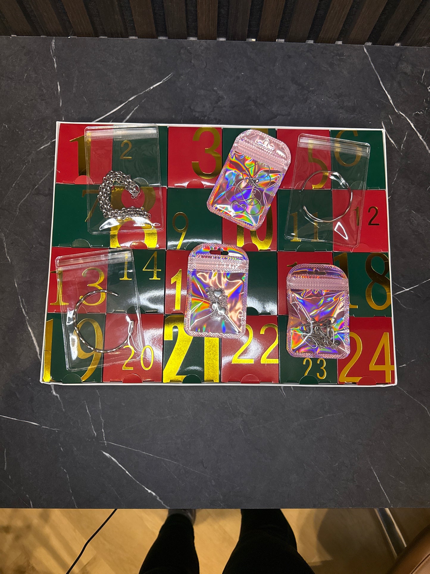 Sieraden Adventskalender 24 stuks 🎄