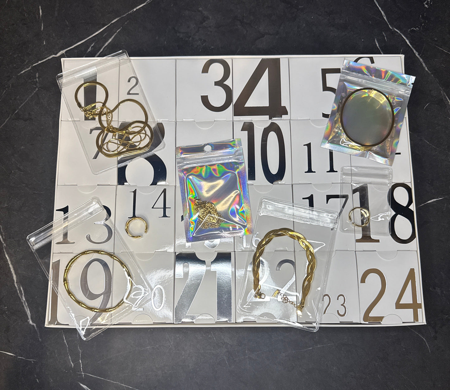 Sieraden Adventskalender 24 stuks 🎄