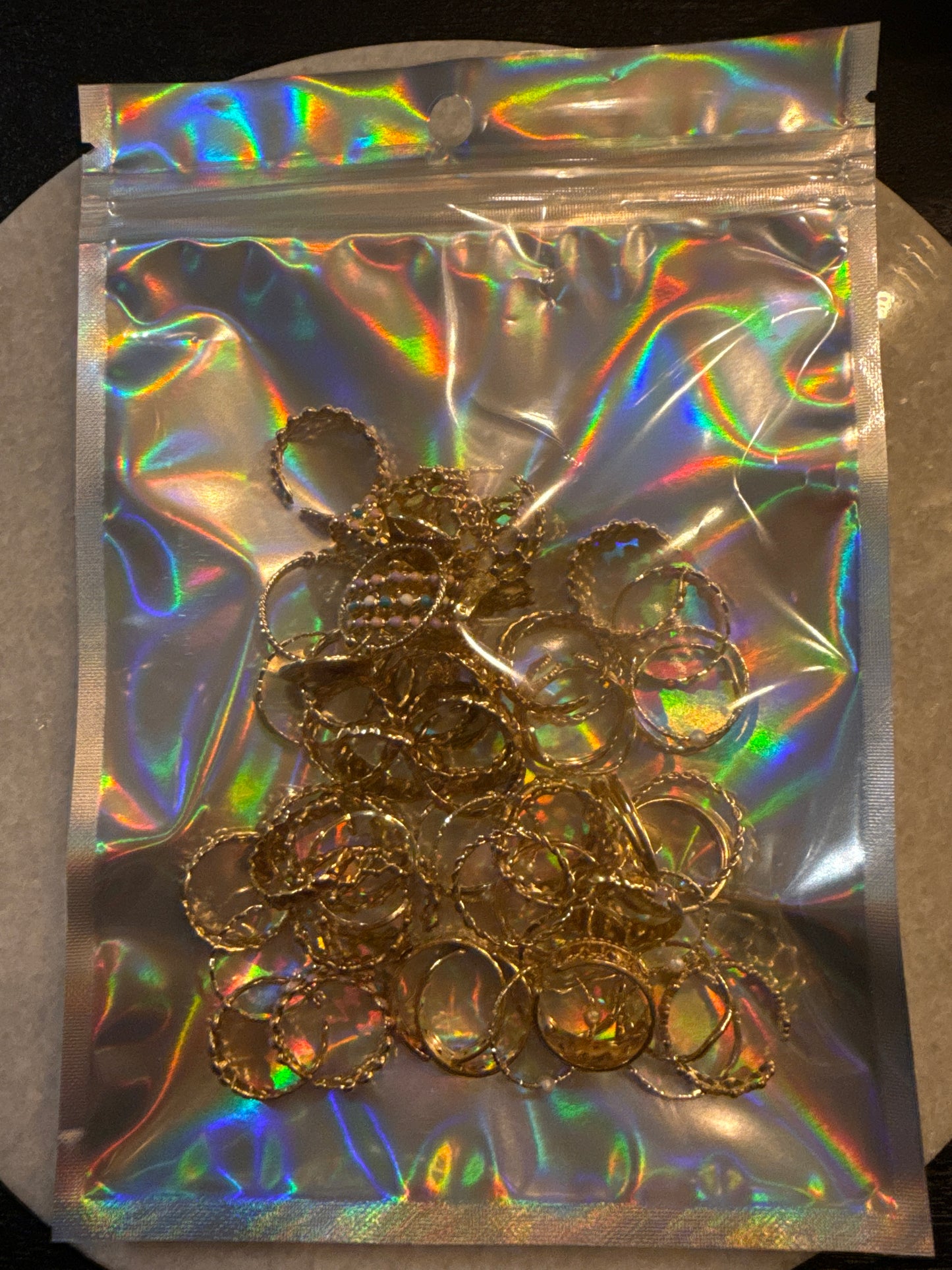 Bag of rings goud
