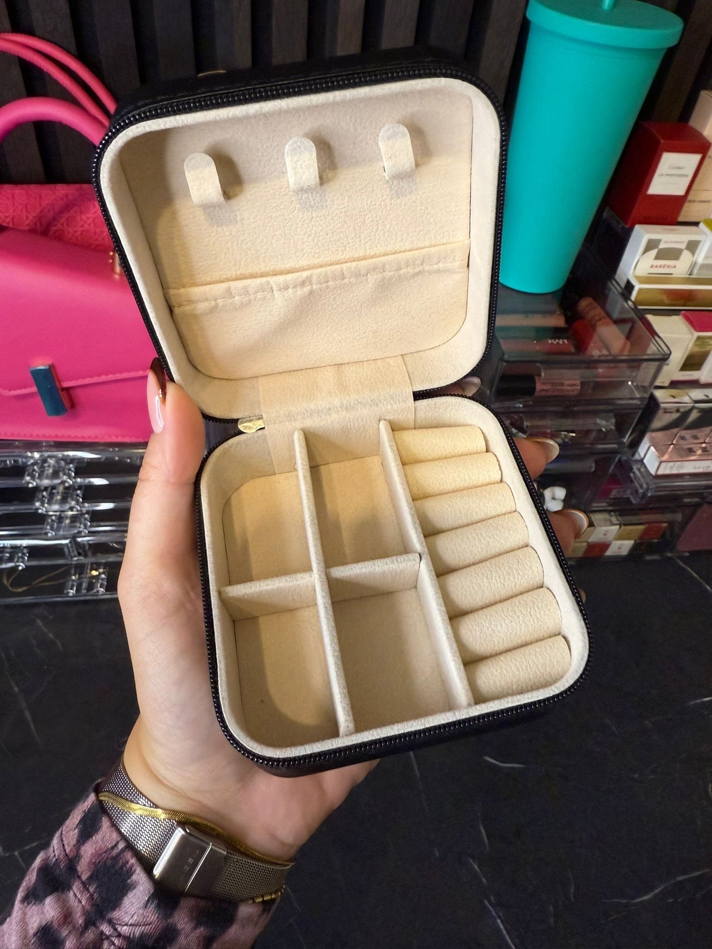 Sieraden bewaardoos zwart