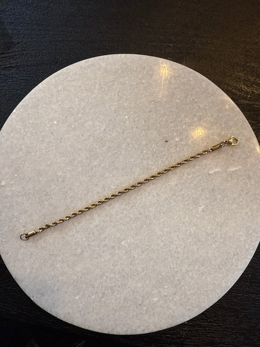 Armband woven gold small