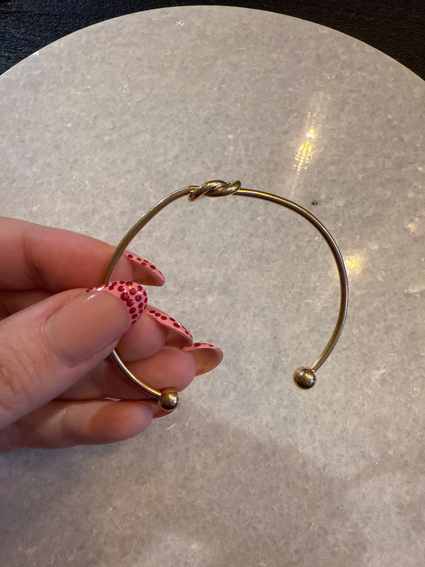 Bangle knoop goud