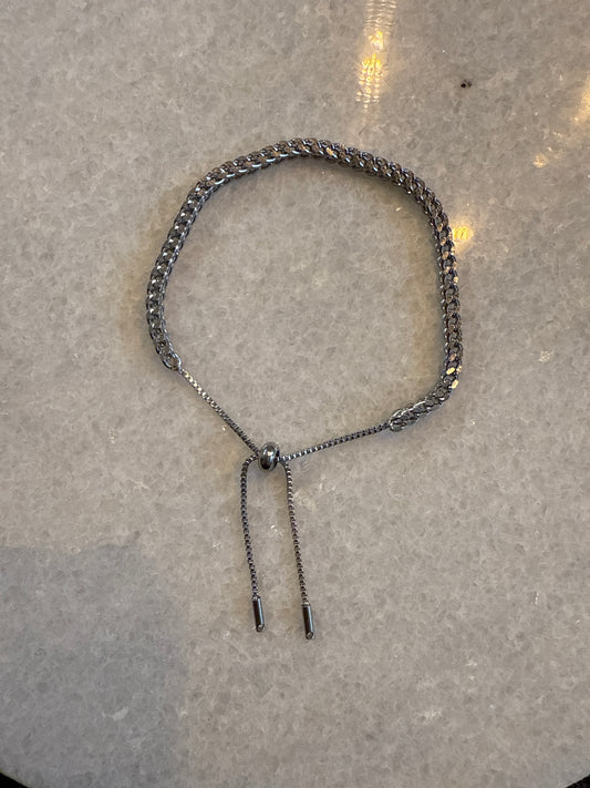 Armband pull chain zilver