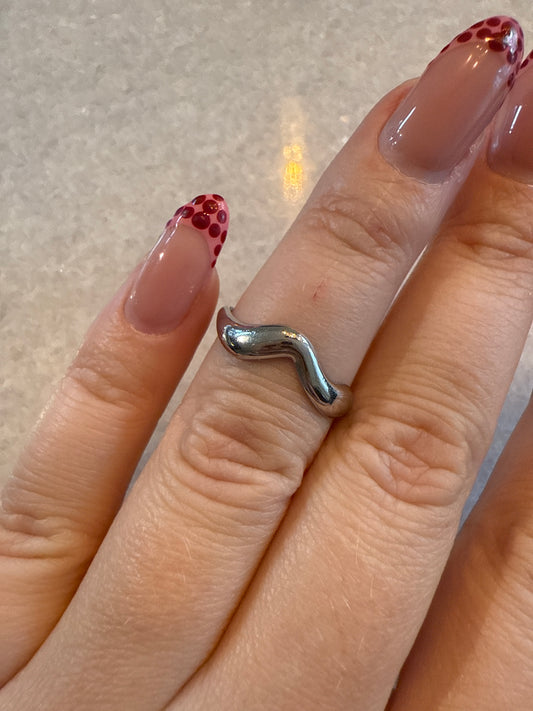 Ring minimalistisch zilver