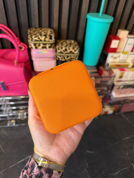 Sieraden bewaardoos oranje