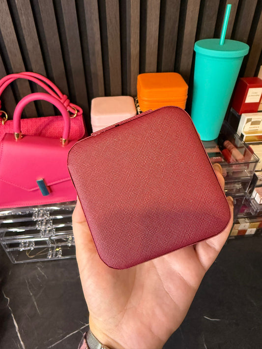 Sieraden bewaardoos rood